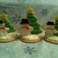 3D Christmas Cookies 3d sugar cookies covered with RF