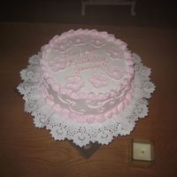 Birthday Cake Dominican cake with meringue frosting and guava filling. Enjoyed making the flowers on top. Was really happy with this cake