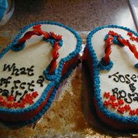 "what A Perfect Pair" Wedding Shower Cake 