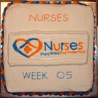 Nurses Week 2005 This is a Cake I did for nurses week May 6-12, My wife works as an ER Nurse so I sent this cake in with her to share with the other nurses...