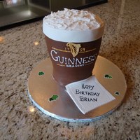 Pint Of Guinness Guinness! WASC with cookie dough filling. I was pretty happy with how it turned out....even with my shaky handwriting :) TFL!