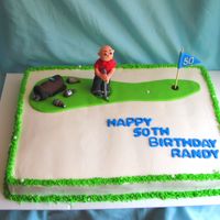 Golfer Cake Ii I had a customer request a similar cake to one I did earlier this summer. This one was marble cake with vanilla buttercream.