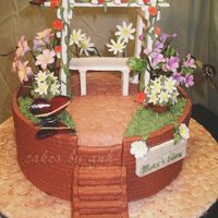 Garden Cake I made this for my mother-in-law's birthday. She is an avid gardener. She totally loved the cake. All decorations except for the...