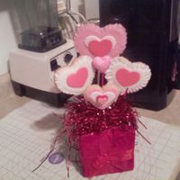 1St Cookie Bouquet Vanilla Sugar Cookies with fondant icing