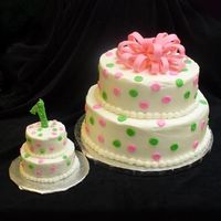 Tessa's 1St Birthday A birthday cake for a one year old with a matching smash cake