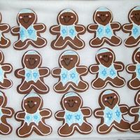 Hanukkah Gingerbread Boys Hanukkah gingerbread boys, made with Martha Stewart gingerbread and RI recipes. Design was inspired by "Jill's Creative Kitchen...