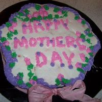 Mother's Day Cupcake Cake 