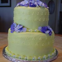60Th Birthday Cake I made this cake this weekend for my mother-in-law's 60th birthday. Both tiers are chocolate with raspberry filling. They're iced...