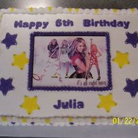 Hannah Montana Birthday Cake Hannah is so popular these days.