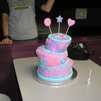 My First Topsy Turvy Cake Made this to practice, my first attempt at doing one of these type cakes. Very fun, but stressful. Haven't worked with fondant very...