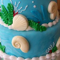 Close Up Under The Sea Cake close up for the under the sea cake