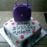 My First Cake!! My daughter's best friends bday- Could pick out about a dozen things I would do differently, but pretty happy with it over all. Thank...