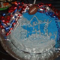 Dallas Cowboys Cake I made this for my grandfather's birthday, he is a football fan.