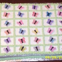 Shower Cake (Butterflies) 