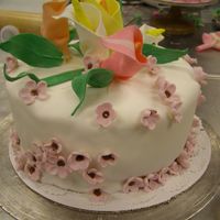 Fondant Flowers side view