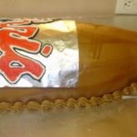 Coors Light A side view of the cake. It was about 2 feet long!