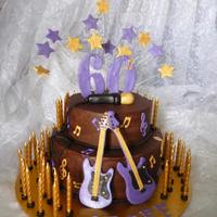 Purple Gold And Chocolate 60Th Birthday 
