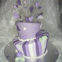 Purple Wedding Madhatter madhatter style cake for a wedding tomorrow, the bride loves purple, if you havent already guessed that...lol. all choc mud cake, fondant...