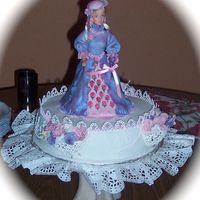 Doll Cake A doll cake with fondant...Swati http://sugarcraftindia.blogspot.com