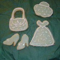 Annette's This is my second attempt at cookies. Made dresses, hat, purse and shoes for all the girls in the family.