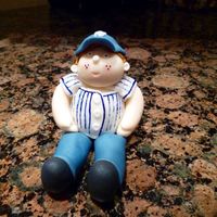 Baseball Guy i made this guy for my grandfather - he's a big Yankee's fan