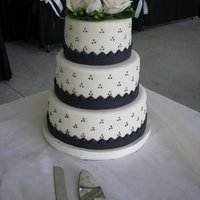 Round Aubergine Carrot cake, 6" 8" 10", real flowers. TFL