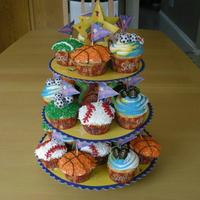 Sports Cupcakes 