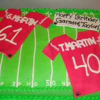 Twins Birthday twins birthday who both love and play football! this cake was alot of fun to make!