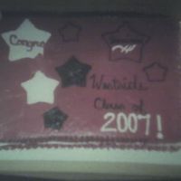Graduation this is a graduation cake for a 2007 for a young lady at church