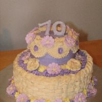 70Th B-Day This was the cake from hades! Everything went wrong w/ and I spent more time fixing things than anything else. The people I made it for...