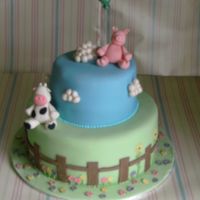 Farm Birthday Cake This was just a quickly put together one for my daughters second birthday, I had lots of fun making it, apologies for the blurred picture...