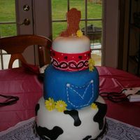 Cowgirl Cake This cake was for my daughter's 4th birthday. She is in love with all things cowgirl, so we picked this cake from a combination of...