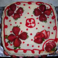 My Second Practice Cake This was my second endeavor as a practice cake...I will never use this icing recipe again, it was awful!!!