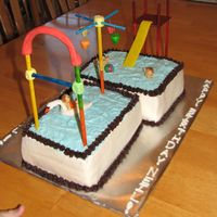 Pool Party Here is a picture of a pool cake done for a friends son. The party was at Best Western so I've attached a link to the hotels site as...