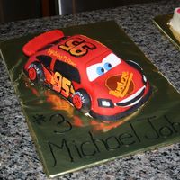 Disney's Lightning Mcqueen 2 Another view from my Lightning McQueen Cake