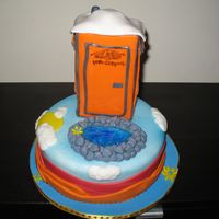 Portable John this cake was a joke for a close friend of the family