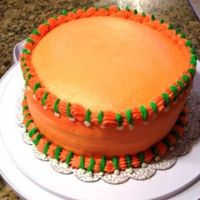 Grand Marnier Practice Cake Just practicing my Course 1 techniques. Cake was BC with Grand Marnier flavoring. Filling was cream cheese with Grand Marnier.