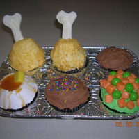 Tv Dinner Cupcakes From 'Hello, Cupcake' book - these were fun to make!