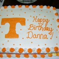 Tennessee Cake UT cake for a friend