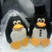 Penguin Bride And Groom 