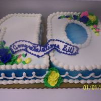 My First # Cake Butter cream number cake