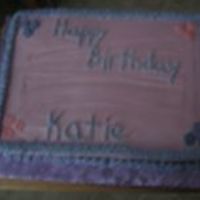 Katie's Cake 1/2 sheet Carrot cake w/vanilla icing