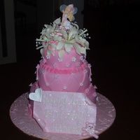 Birthday Cake This is a cake I made for a little girls first birthday. Thanks for looking.