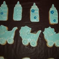 Christening Cookies Favours I did for a little boy's christening last week