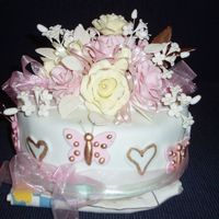 Practise Cake This is a cake I made up to practice making butterflys