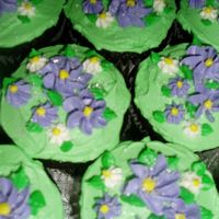 125.jpg These were for a birthday, but it seemed right to put it mini cakes. They really need a catergory for cupcakes!!