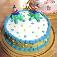Clown Cake My 2nd cake I did in my first Wilton Class.