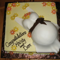 Belly Baby Shower Cake 