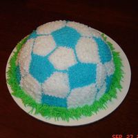Soccer Smash Cake Smash cake to go along with my soccer field cake!
