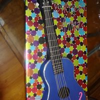 Purple Guitar Purple fondant guitar for 7th Birthday